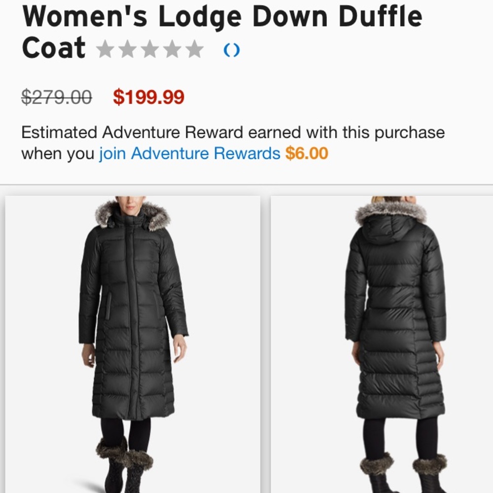 Eddie Bauer lodge parka